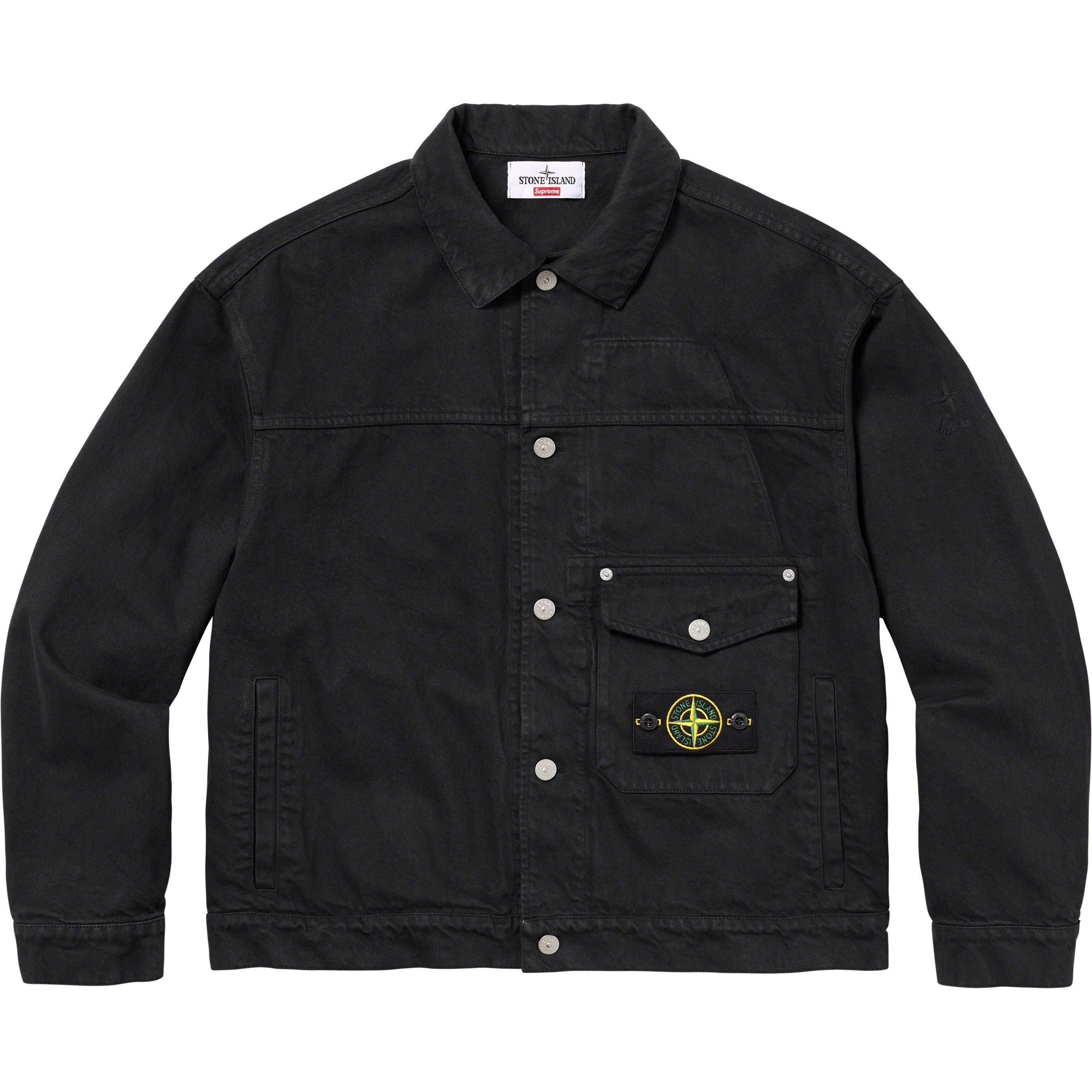 Supreme®/Stone Island® Denim Trucker Jacket view 9